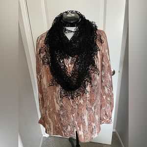 Blouse and scarf